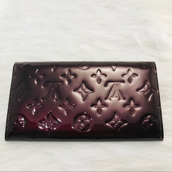 LOUIS VUITTON Vernis Wallet Purple - Picture 2 of 8
